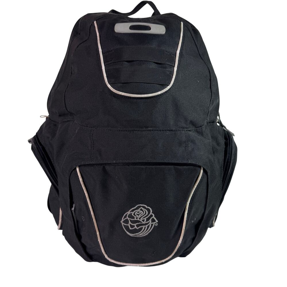 Oakley Rose Bowl Athlete Backpack Black Event Bag Embroidered